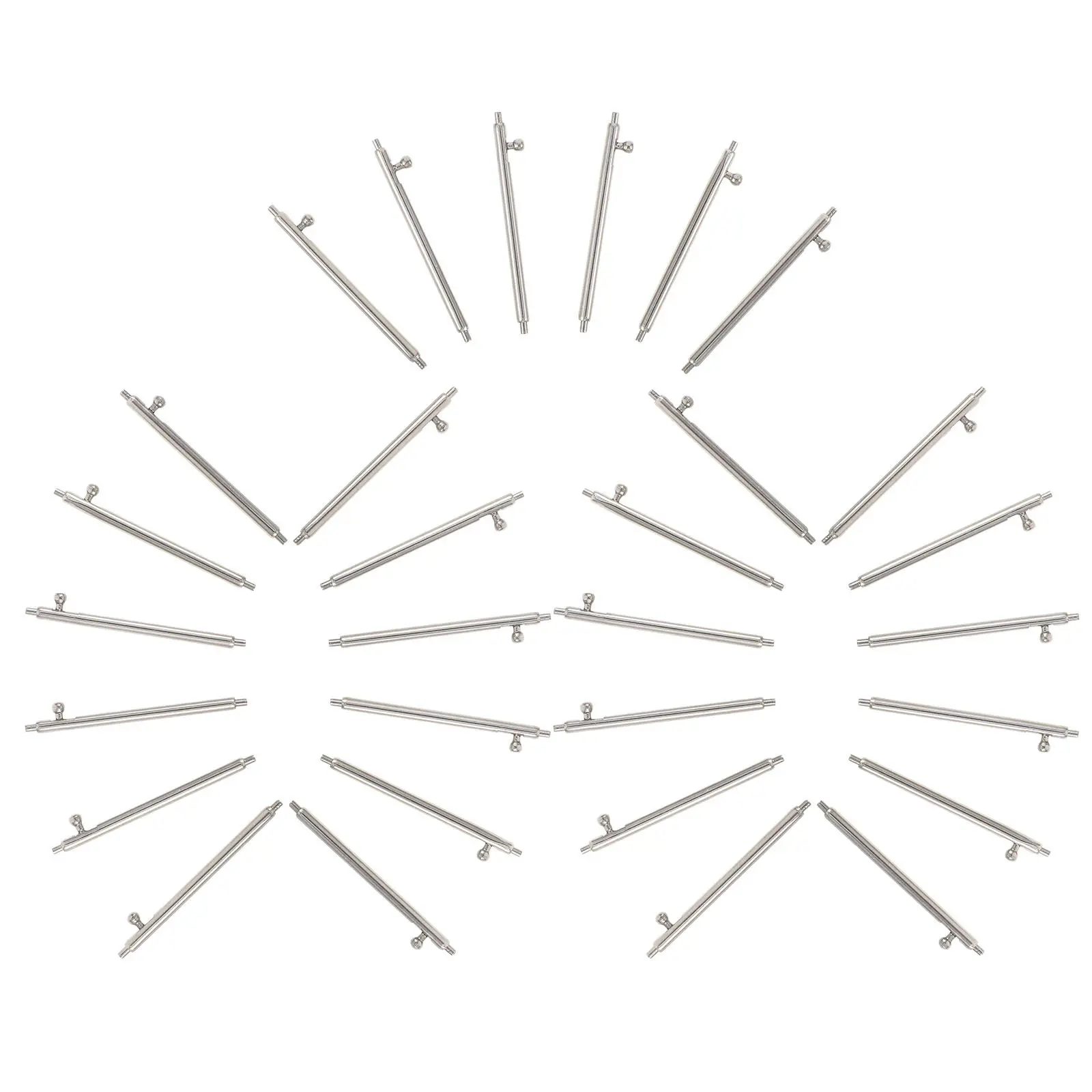 30Pcs Quick Release Stainless Steel Watch Spring Bars Strap Link Pins Replacement Tool for Strap Switch Spring Bar for Watch