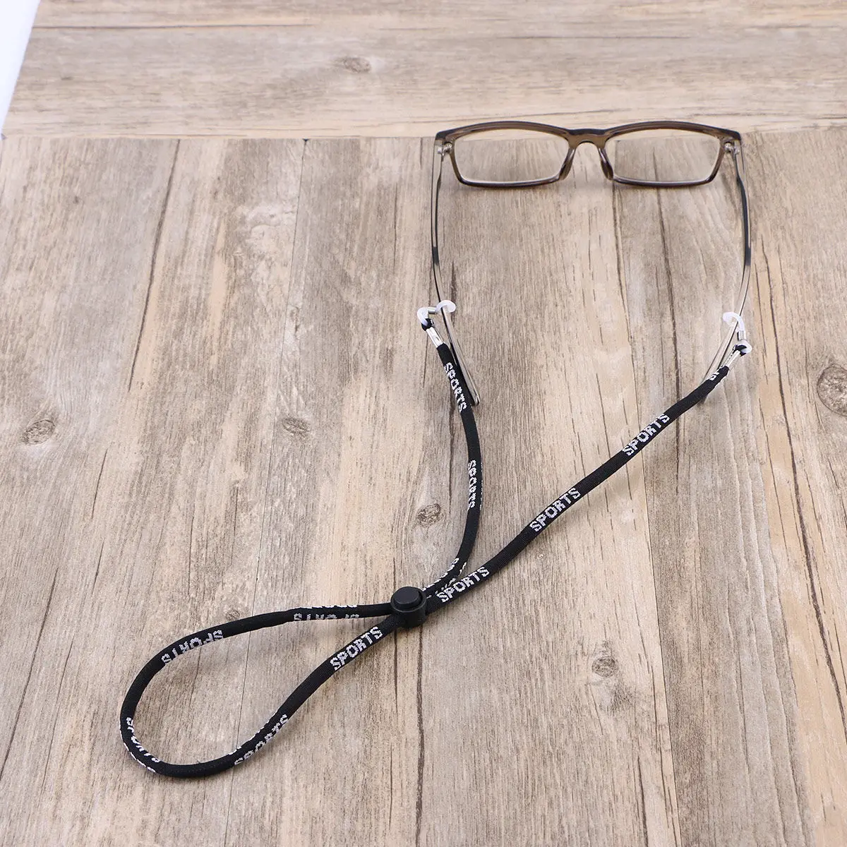

Black Sports Eyeglasses String Holder Strap Anti-Slip Safety Neck Cord Glasses Retainer Perfect for Running Hiking Cycling