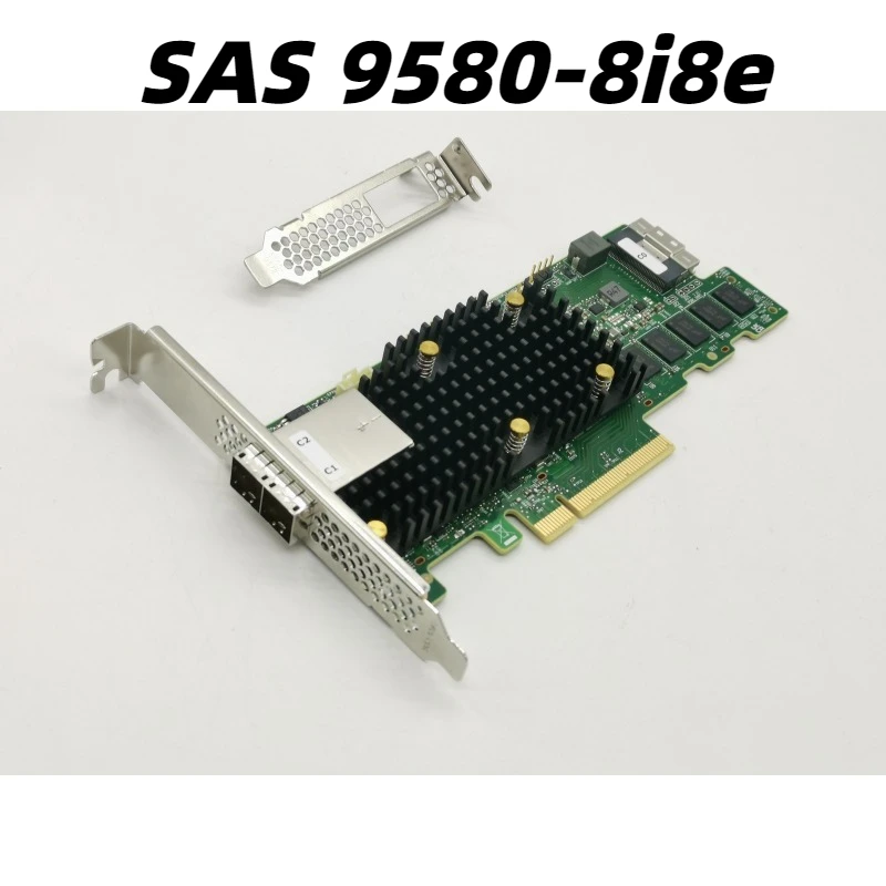 Broadcom 05-50076-00 PCI-Express 4.0 x8 MegaRAID 9580-8i8e RAID Card for Server Storage