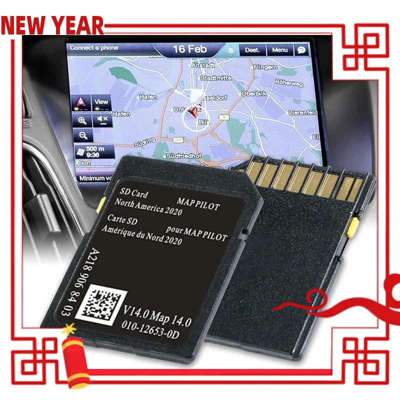 Maps Version14 for Mercedes AMG B-Class CLA CLS GLA Navigation SD GPS Card USA/CAN/MEX Maps A2189068403 Free Delivery