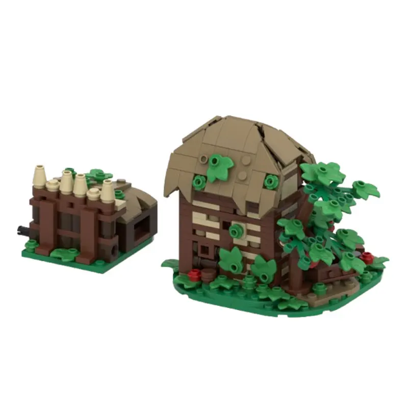 Spot MOC-228789 480 pz 223146 castello medievale piccole particelle assemblaggio blocchi di costruzione giocattolo educativo modello regalo set ornamenti