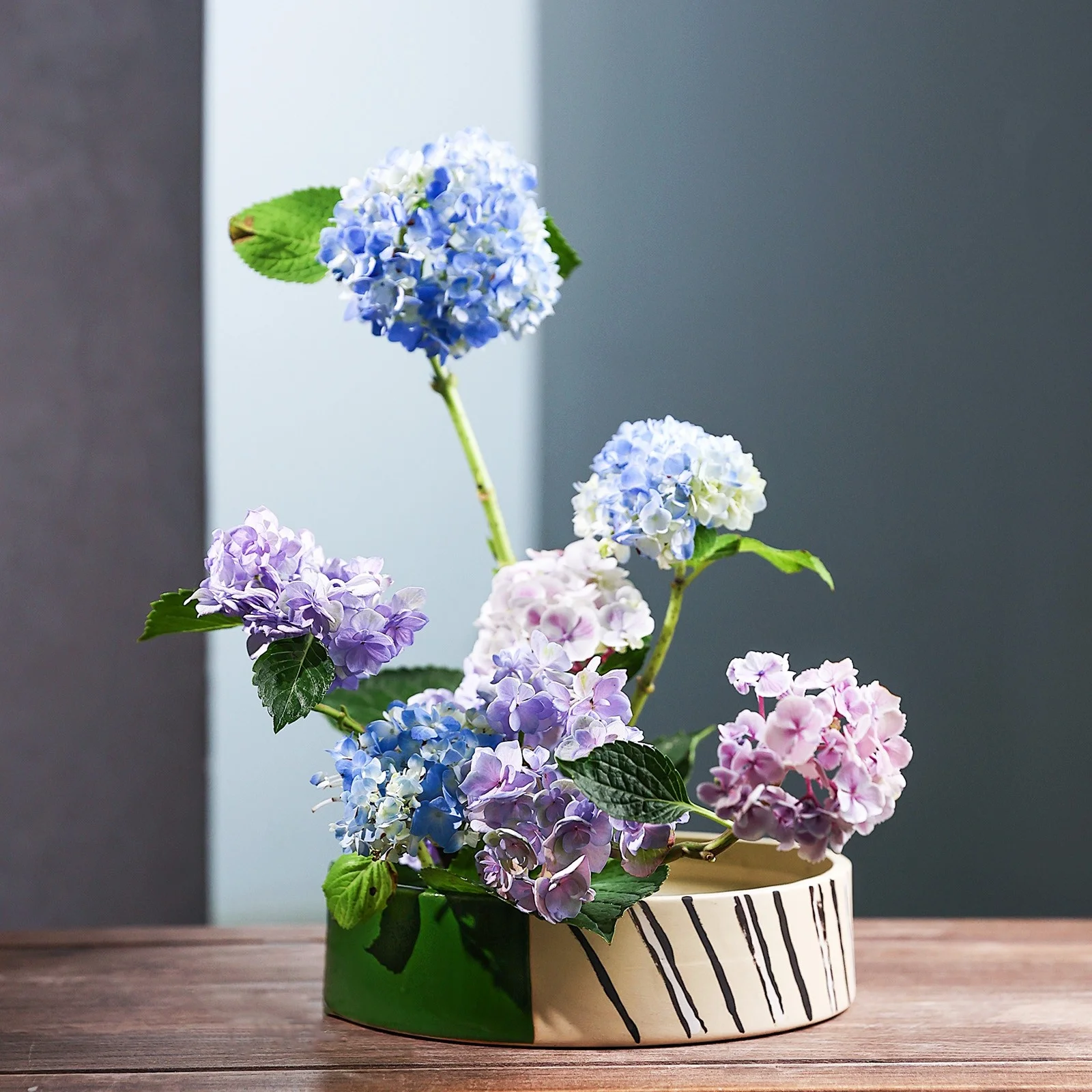 

Ceramic Flower Arranging Ware Water Tray Japanese Imported Same Style Woven Flower Pot