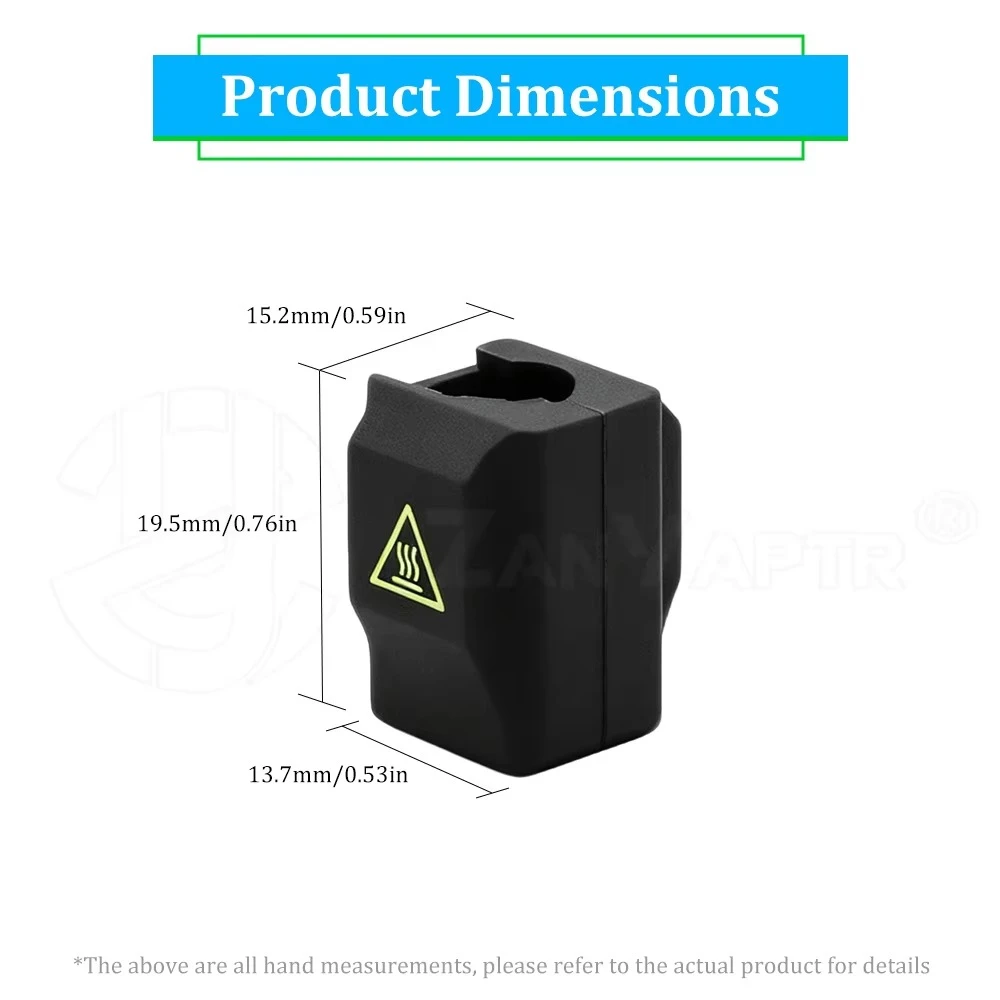 Silicone Sock for Flashforge Creator 5 / Creator 5 Pro High Temp Heater Block Insulation Sleeve 3D Printer Replacement Parts