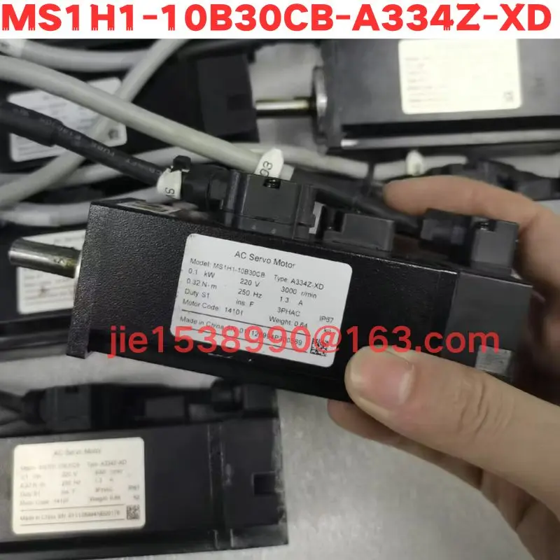 Used Servo motor MS1H1-10B30CB-A334Z-XD Normal Function Tested OK