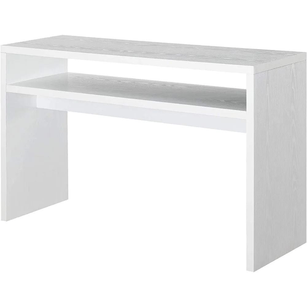 

Northfield Deluxe Console Hall Table 48" - Modern, Minimalist Narrow Sofa Display Accent With Storage Shelf for Contemporary Li