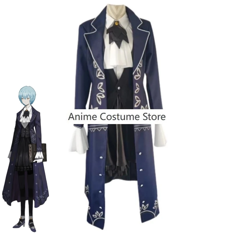Game Library Of Ruina Angela Cosplay Costume Wig Anime Loli Uniform Halloween Stage Performance Carnival Party Role Play Suit