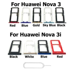 Replacement For Huawei Nova 3 3i Sim Card Tray Holder Slot Adapter With Card Pin Repair Parts