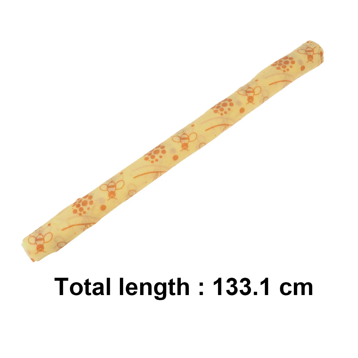 

Organic Cotton Beewax Food Wraps 1 Roll Reusable Food Preservation Cloth Wrap for Snacks Baked Goods Produce