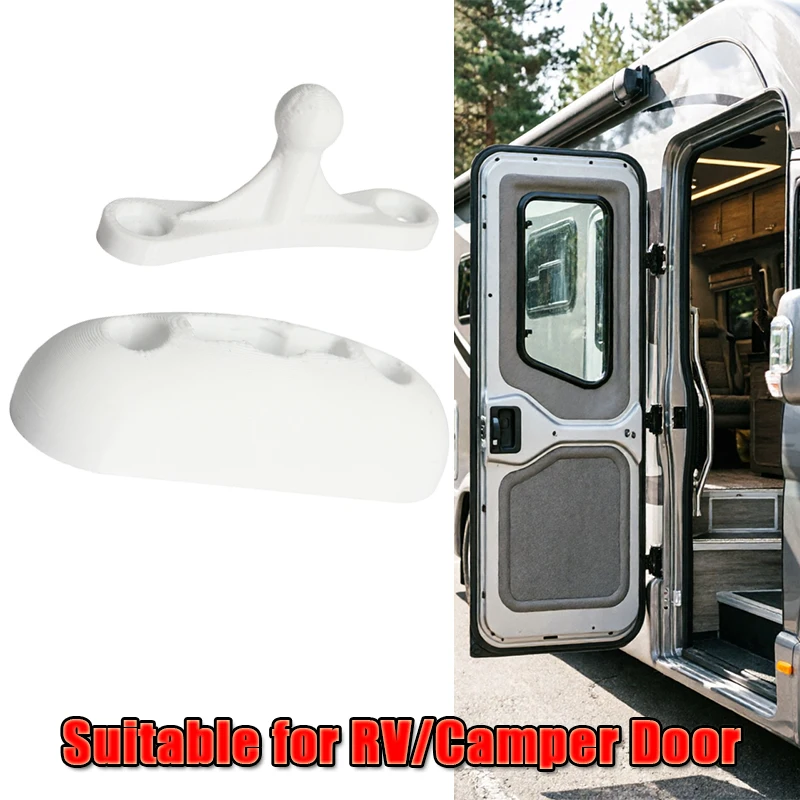 1 Set Suitable For RV/Camper Door Storage Cabinet Fixing Clips RV Trailer Door Guards Caravan Accessories Plastic Door Guards
