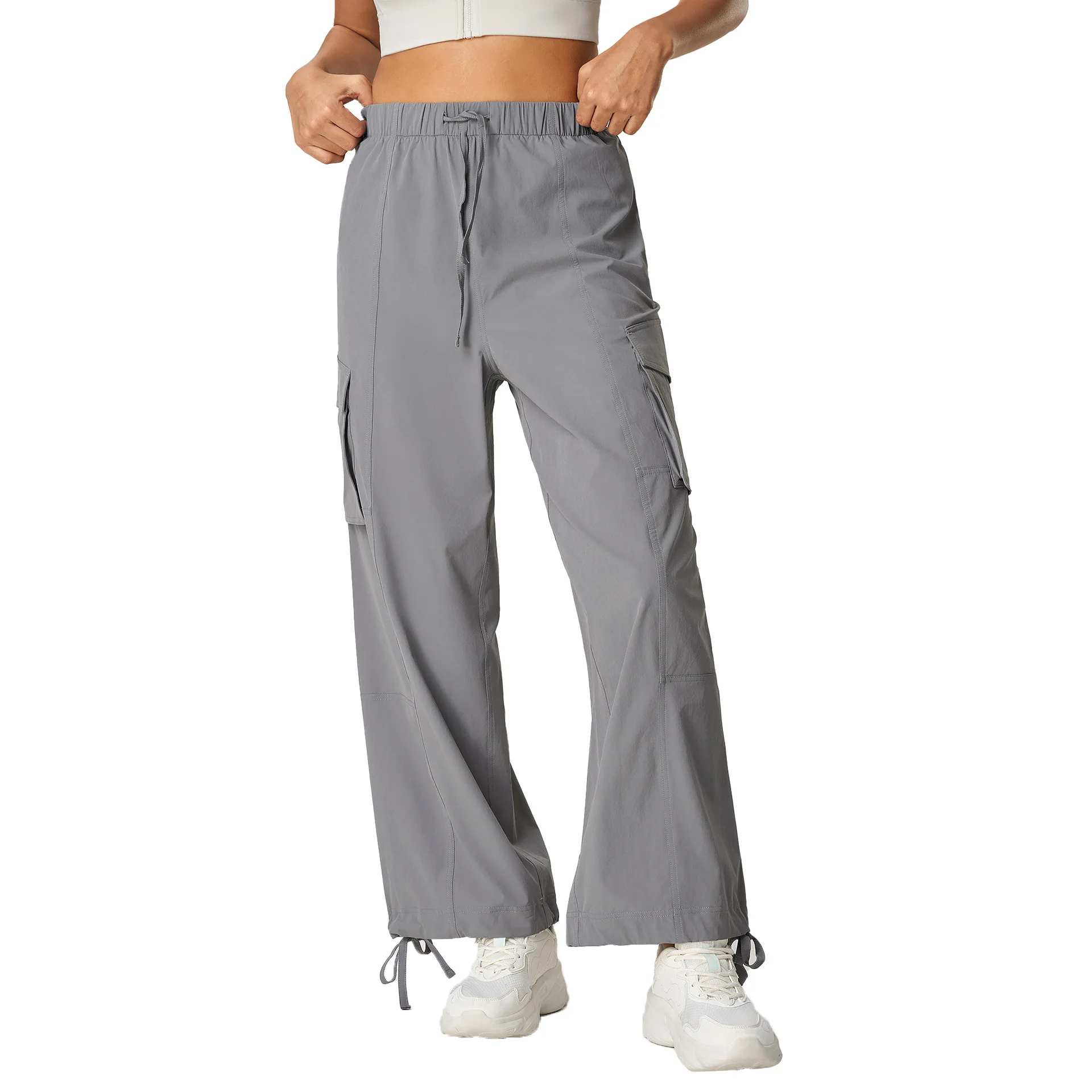 

Mermaid Curve Loose Sports Casual Pants Women's Outdoor Running Fitness Pants Loose Leg Straight Two-Piece Yoga Pants