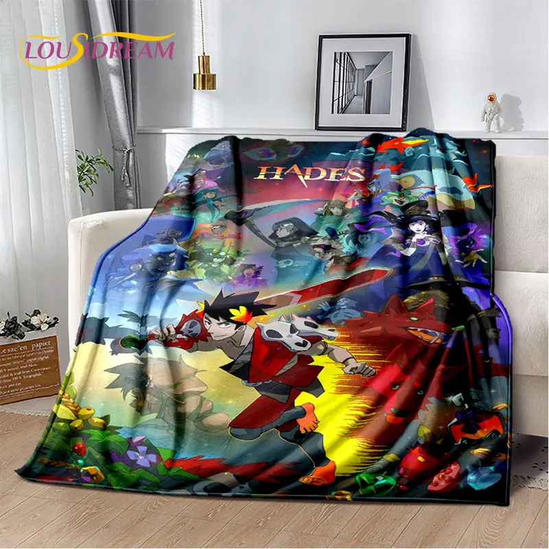 Hades Zagreus Game Gamer  Soft Plush Blanket,Flannel Blanket Throw Blanket for Living Room Bedroom Bed Sofa Picnic Cover  Kids