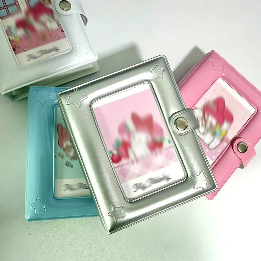 Photocard Holder Book, 3 Inch Mini Photo Card Binder 40 Pockets kpop photocard binder for Star Chasing Photo Collection