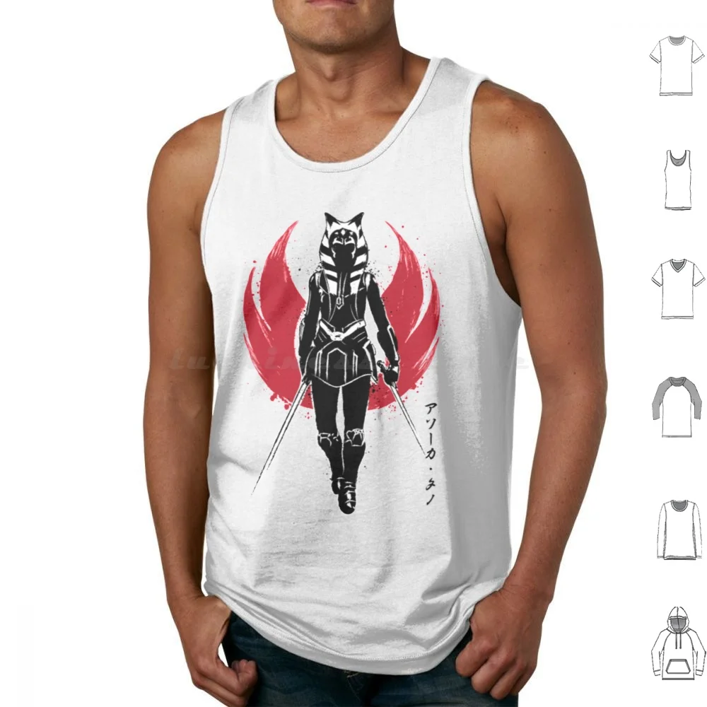 Ahsoka Tano , Fulcrum Sumi-E Классические майки с принтом Хлопок Ahsoka Tano Fulcrum Sumi E