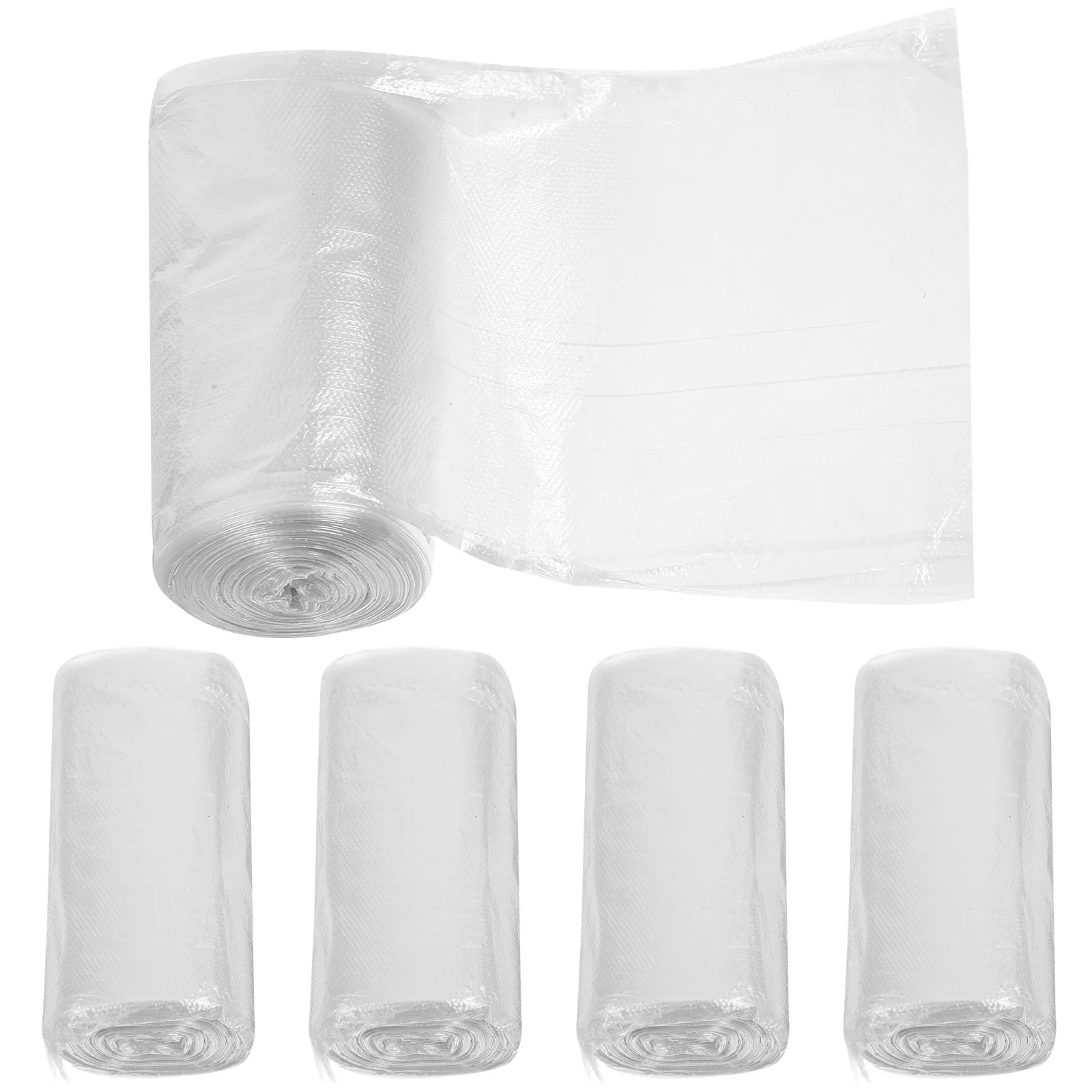 Thick Trash Bags 5 Rolls Leak Resistant Plastic Garbage Bags for Kitchen Bathroom Bedroom Office
