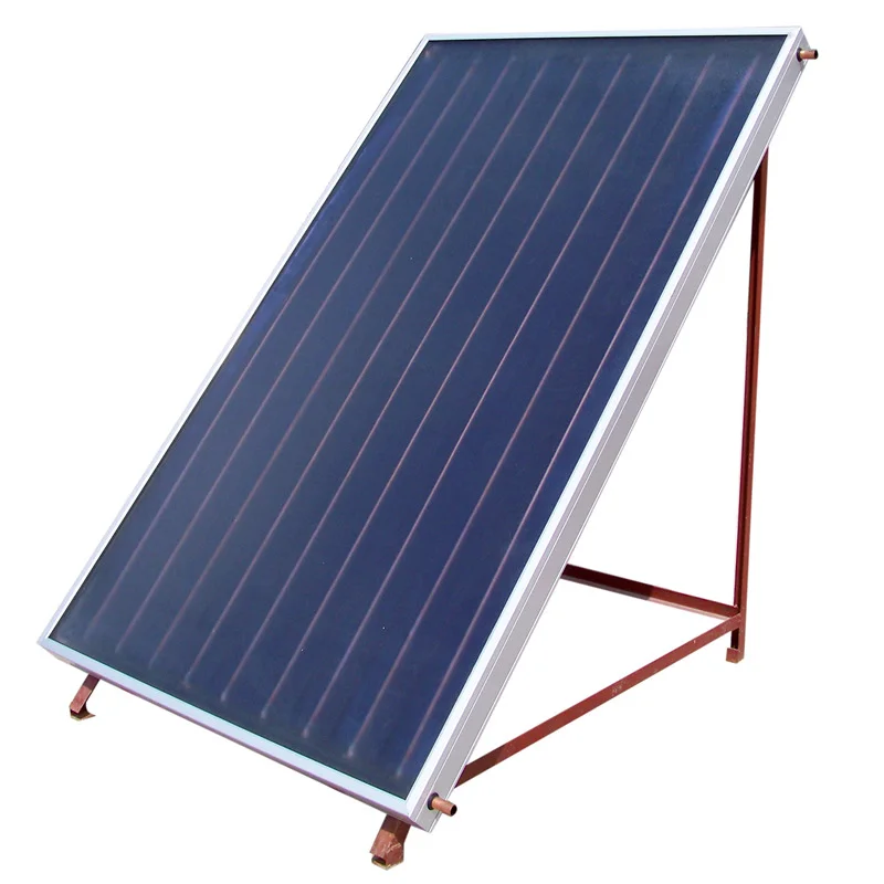 Flat Panel Solar Collector System Hot Panel Water Heater Kit Copper Black Aluminum Balcony Solar Hot Panel