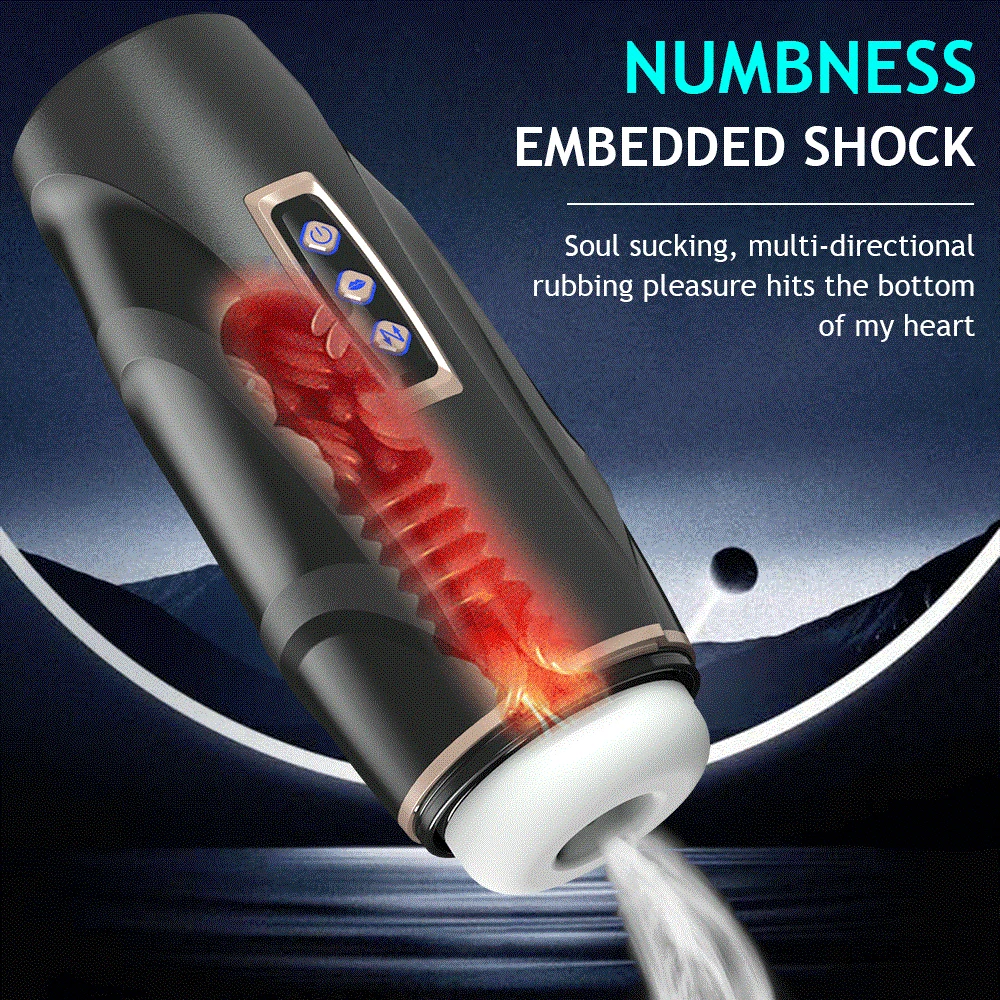 3 in 1 Automatic Male Vibrator Sucking Telescopic Vibration Mastubrator  Realistic Stroker Adult Sex Toys for Men Masturbation