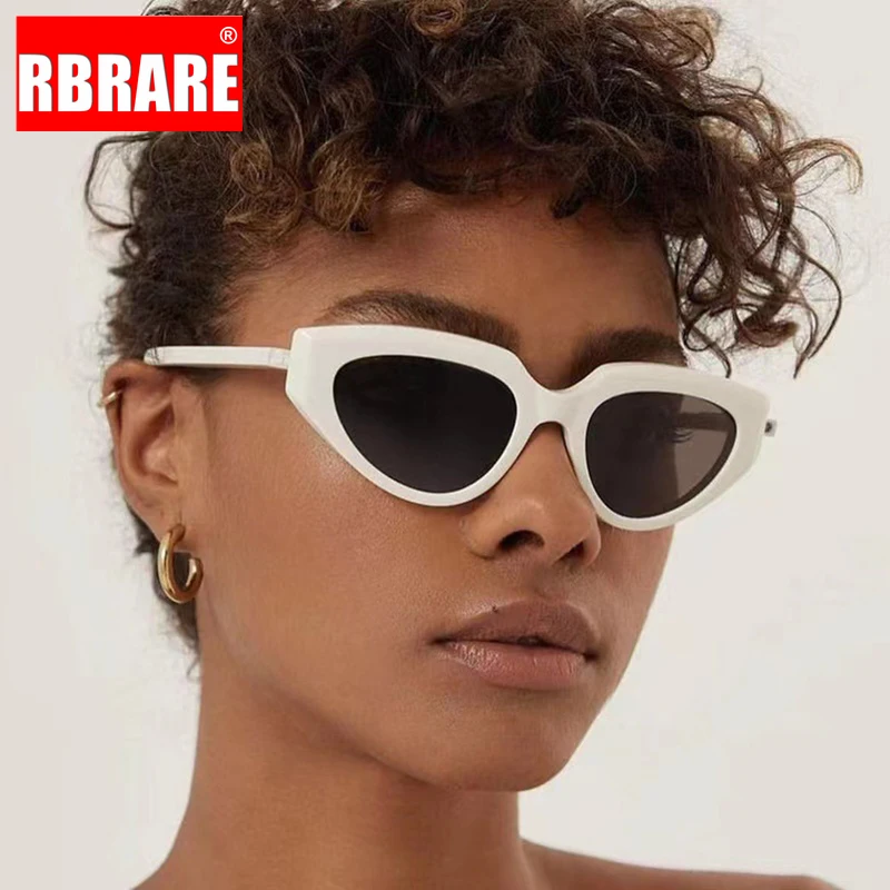 RBRARE Cat Eye Sunglasses Women Brand Designer Fashion Luxury Glasses Men Vintage Small Frame Eyewear 2024 Oculos De Sol UV400