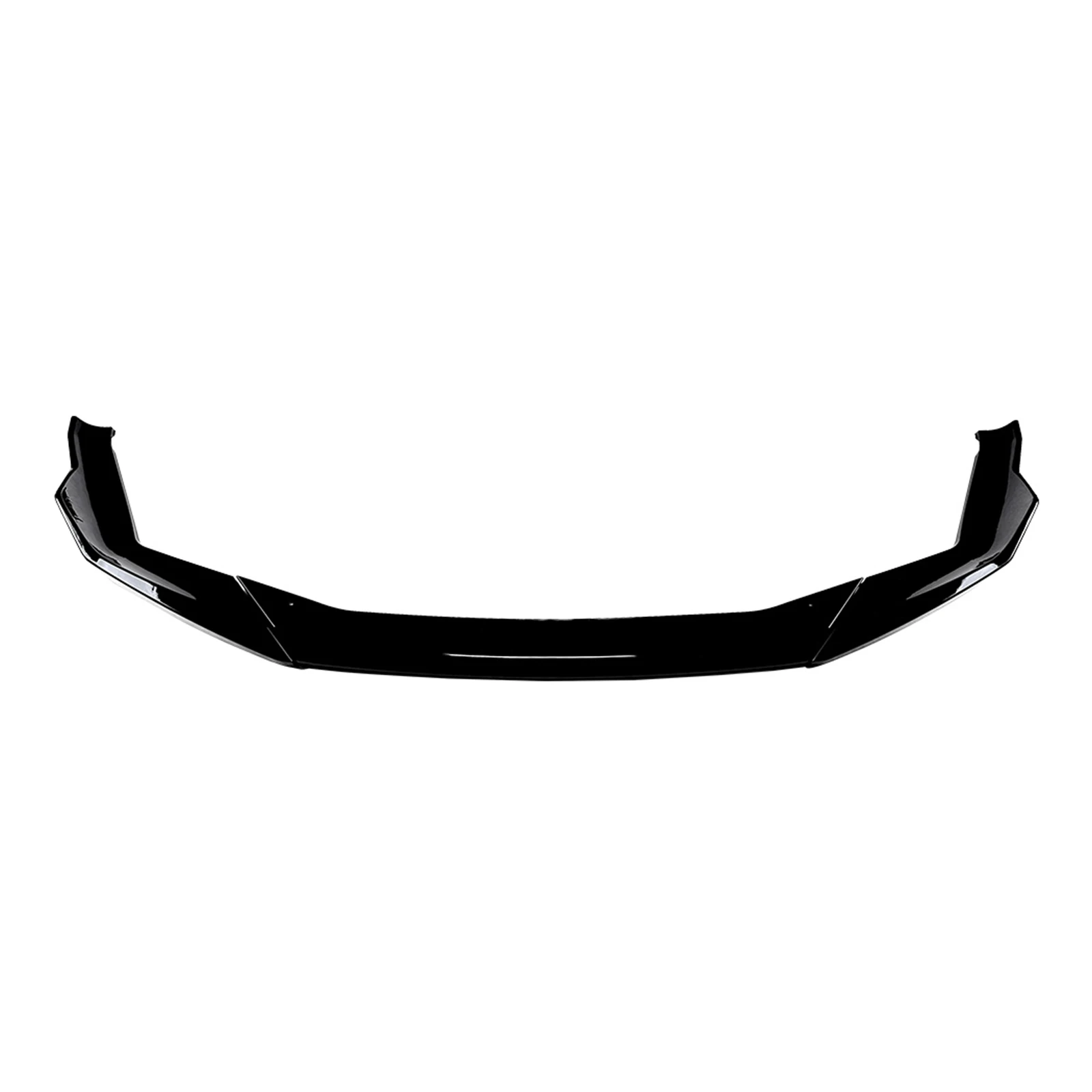 Front Bumper Spoiler Lip For BMW F90 M5 LCI 2021-2024 Sedan 4-Door M5 Competition Carbon Fiber Look/Gloss Black Protect Splitter