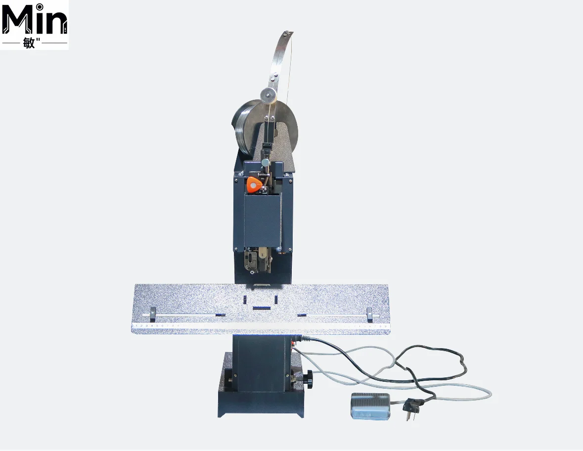 Single Head Manual Wire Binding Machine Optional Stitching Head Saddle Stitching Machine for Print Shop Bookbinding