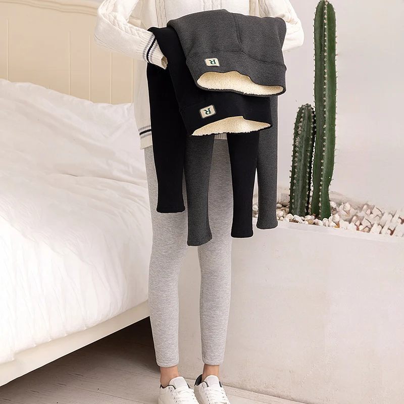 420 جرام عالية الخصر سحابة الصوف طماق النساء الخريف الشتاء سميكة الدافئة طماق بلون أفخم اصطف Thermale طماق Mujer #1