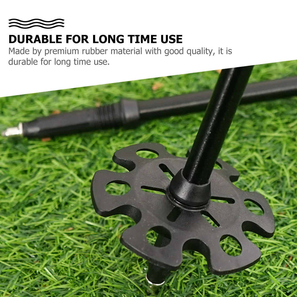 

Fiber Trekking Pole Protector Cane Snowflake Shaped Travel Foldable Walking Stick