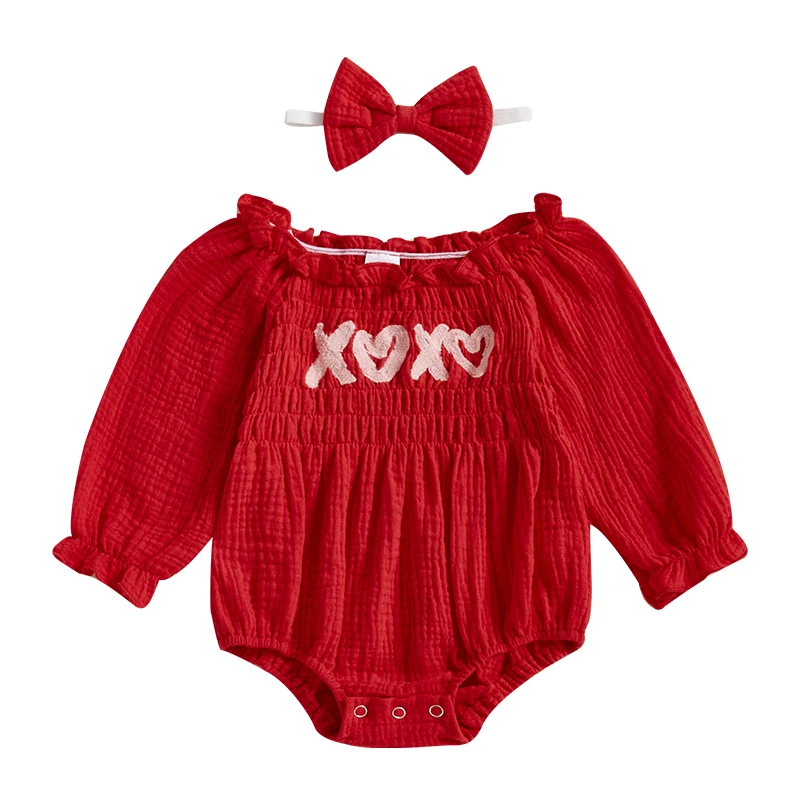 bebe-meninas-macacao-dia-dos-namorados-roupas-coracao-carta-bordado-manga-longa-primavera-bodysuits-com-bandana