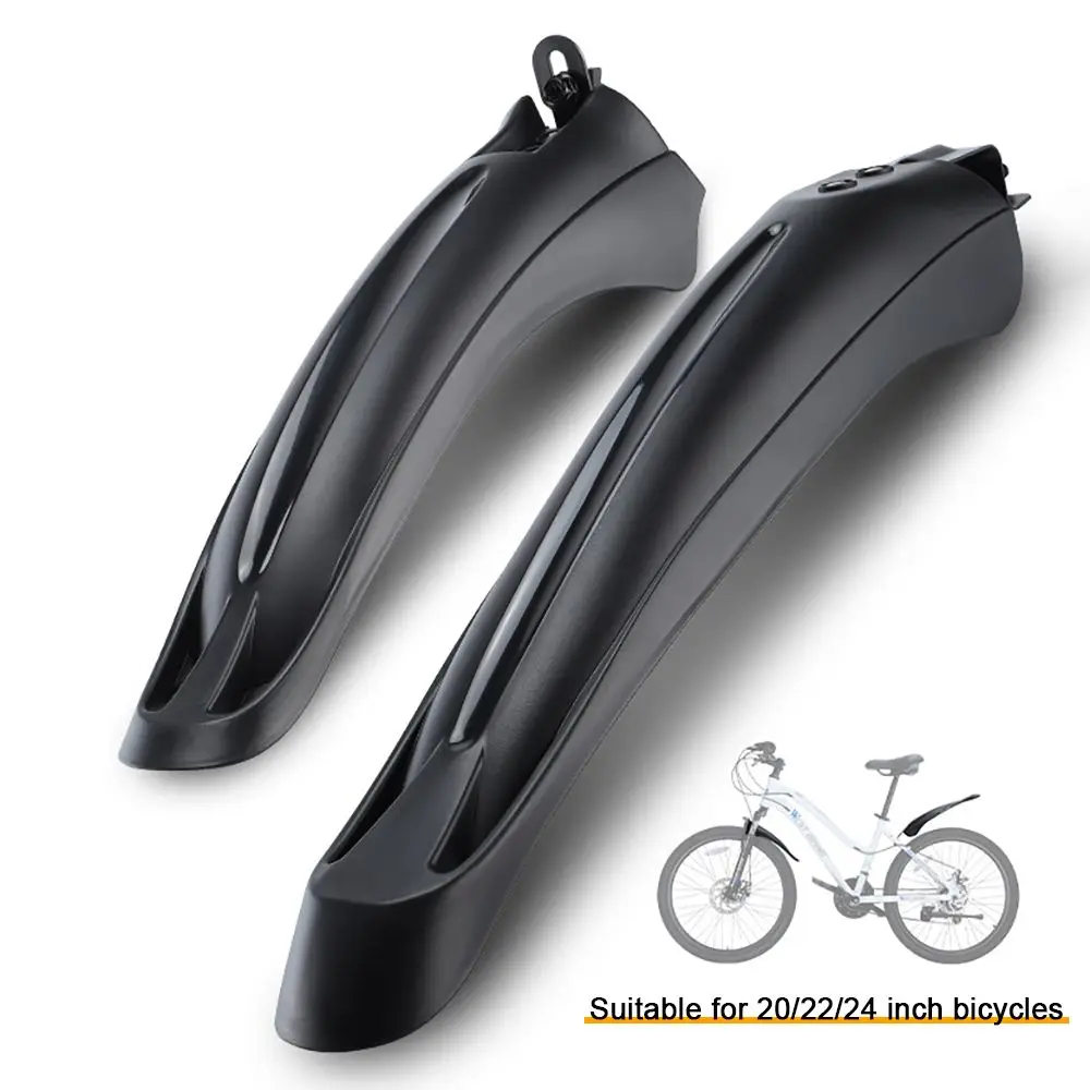 

2 шт. простые в установке передние и задние велосипедные крылья Fairsh Shaped 20/22/24 дюйма велосипедные брызговики универсальные дождевики высокой прочности MTB