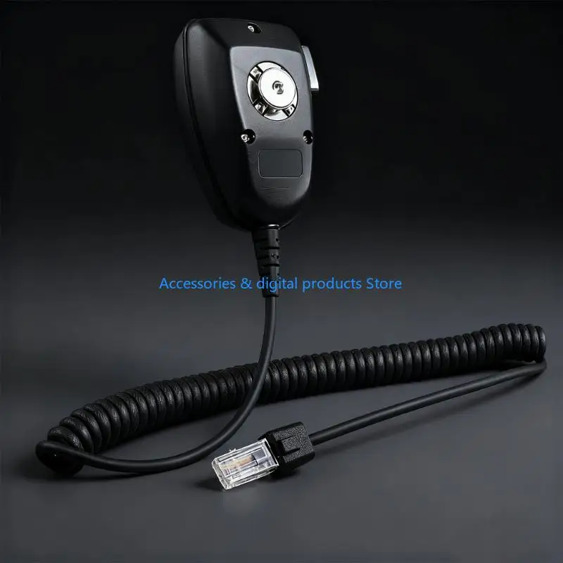77JD Industrial Communication Radio Handset Universal Fit Design Anti Slip Grip Clear Sound