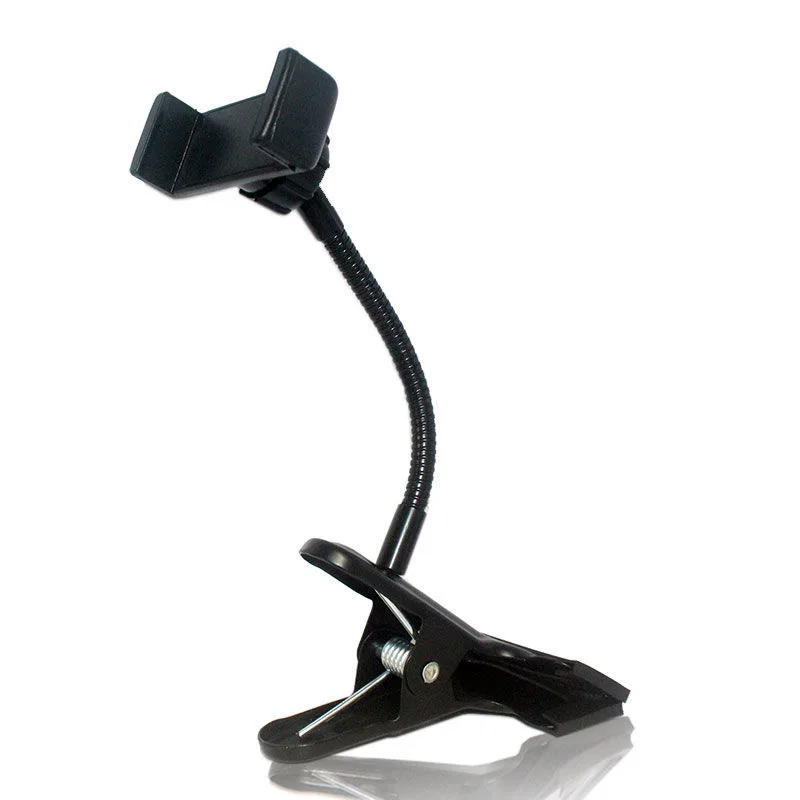 Lazyผู้ถือโทรศัพท์มือถือแบบยืดหยุ่นยาวขาตั้งคลิปสำหรับโทรศัพท์มือถือ