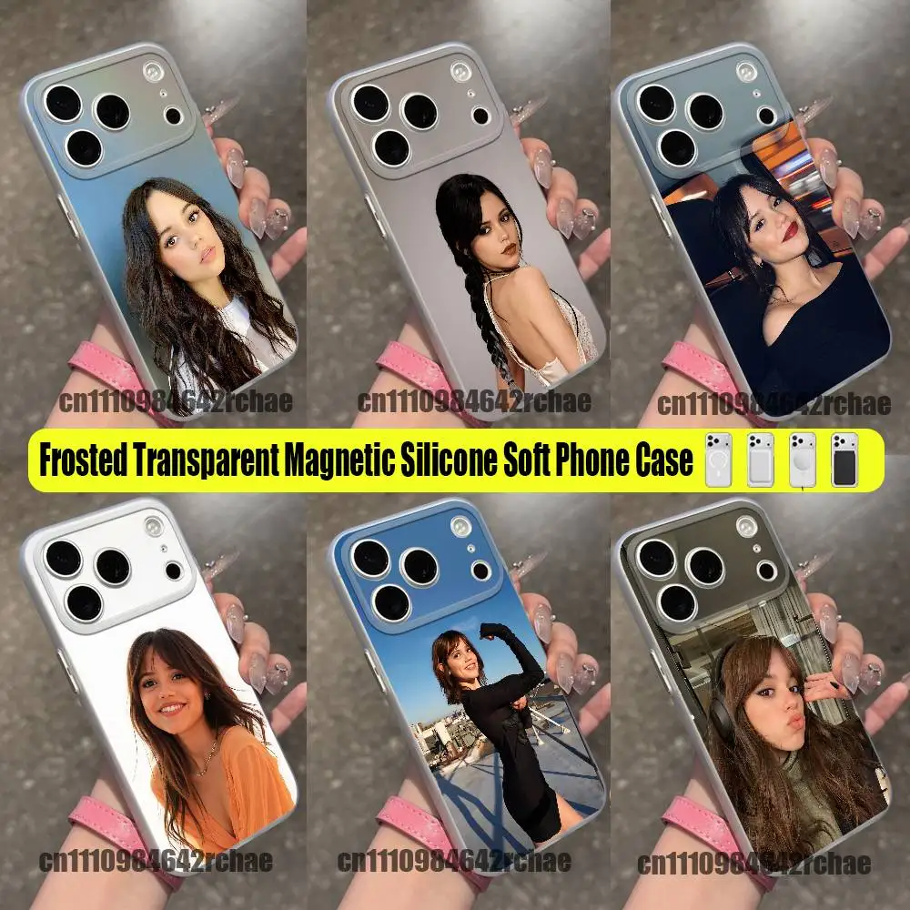 For Actress J-Jenna American O-Ortega Phone Case For iPhone 12,16,11,14,13,17,15,Plus,E,Pro,Max,Air,Mini For Magsafe Magnetic