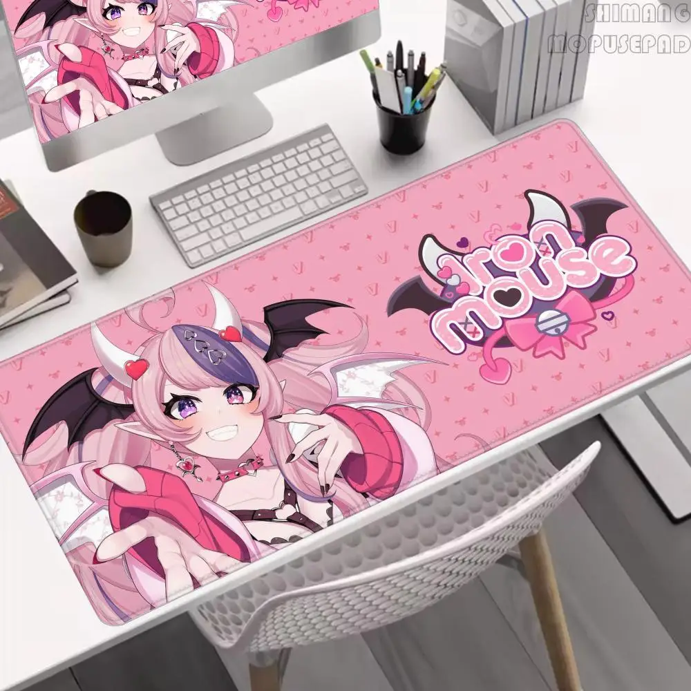 Ironmouse Vshojo Mouse Pad Virtual YouTuber VSPO Large Mousepad Vtb Computer Keyboard Pad Anime Pc Desk Accessories Gaming Mat