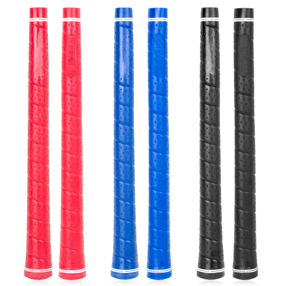 Black/Red/Blue 13Pcs Golf Grip Tour Wrap 2G Rubber Grips 60R Standard Midsize