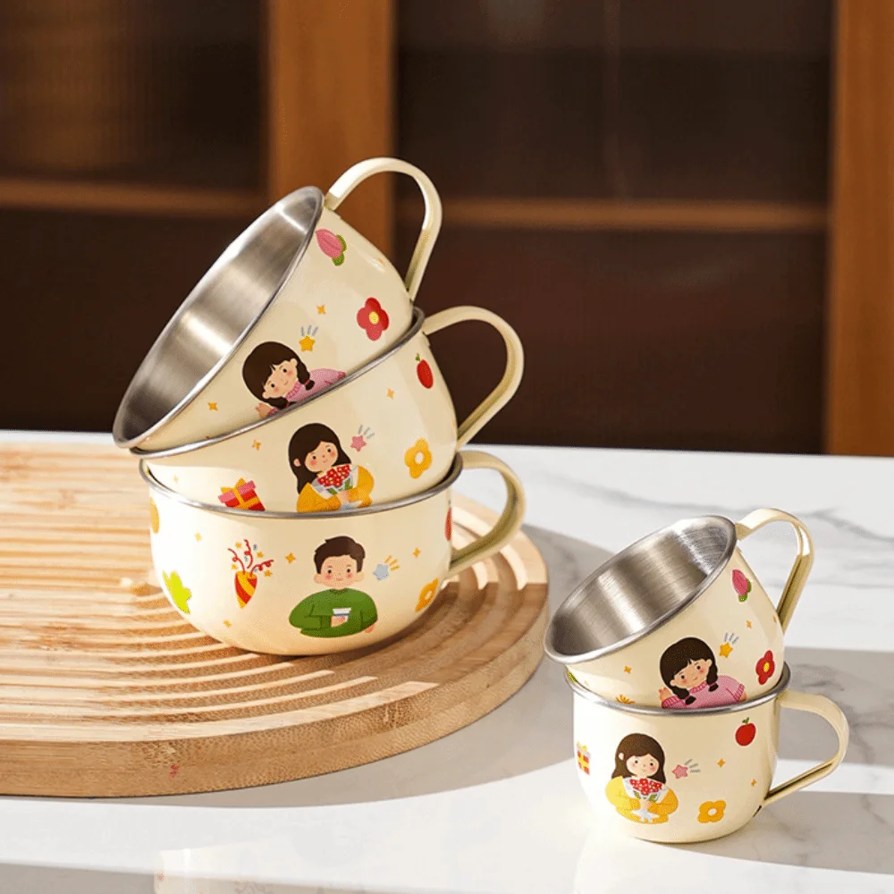 Stainless Steel Kids Stainless Cup 80/220ml Mini Small Size Kindergarten Milk Cup Drop Resistant High Appearance Level Water Cup