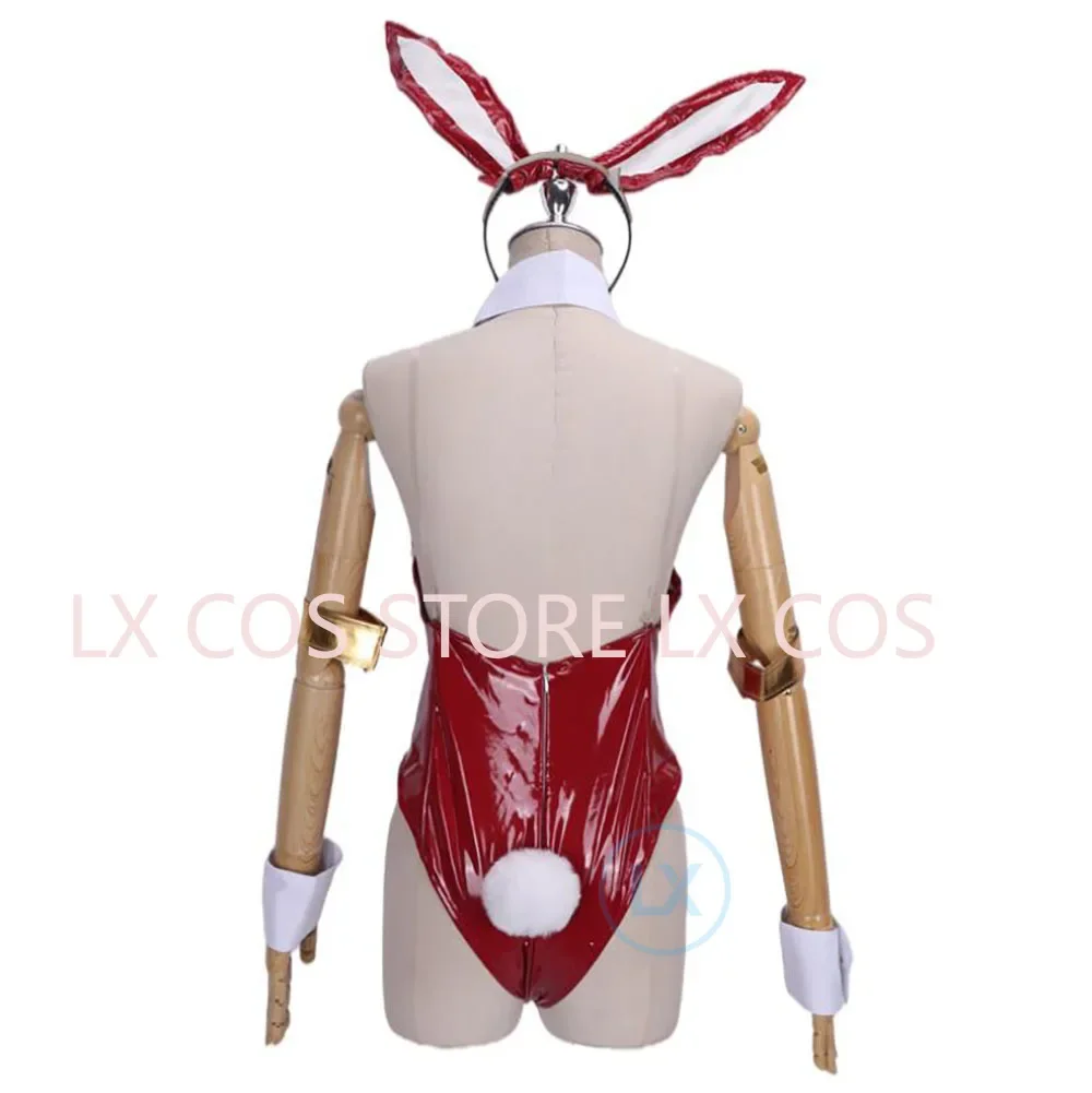 أنيمي أرنب فتاة تأثيري حلي مثير مخصص هالوين عيد الميلاد موحدة للنساء الفتيات لطيف #4