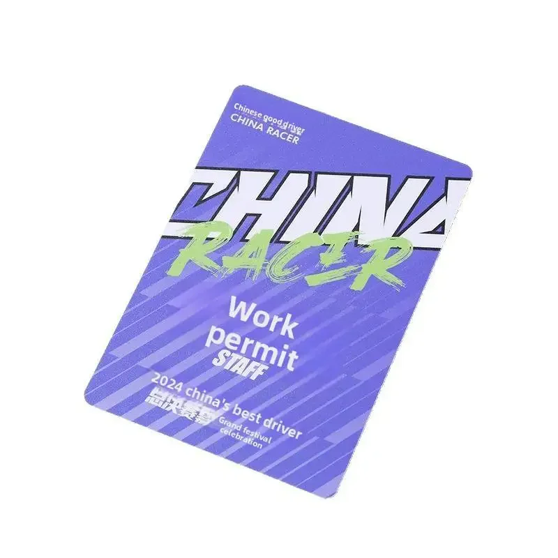 Custom 1mm High-End PVC Business VIP Card, Personalized Employee ID Nameplate Event Credentials Bulk Wholesale