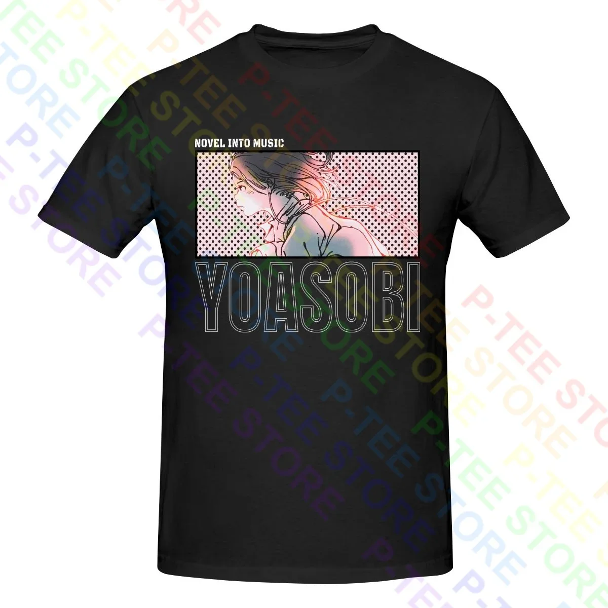 Roman In Muziek Yoasobi Shirt T-Shirt Tee Schattige Dagelijkse Hipster Hot Selling