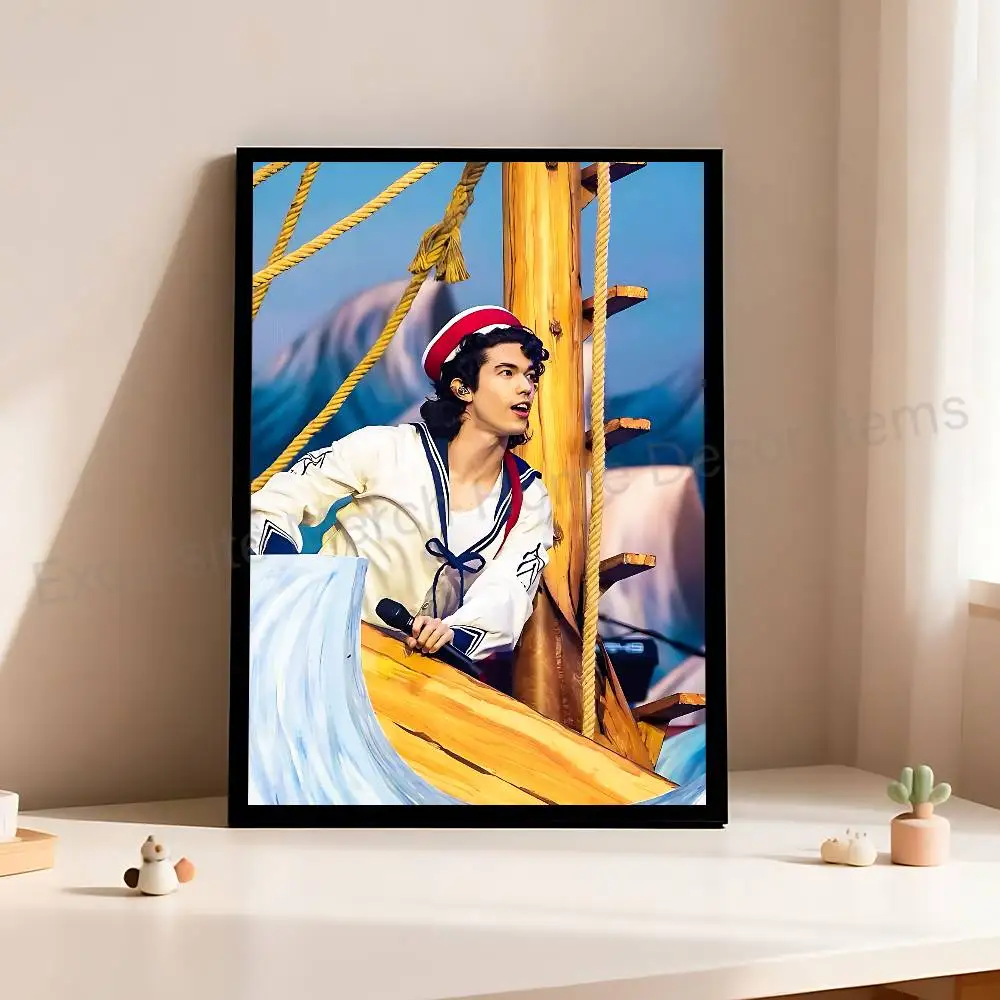 C-Conan G-Gray Wishbone Poster Waterproof HD Wall Art Decal Self-Adhesive Aesthetic Decor For Home Living