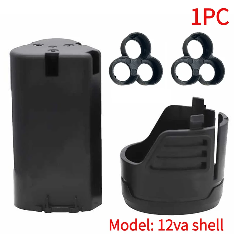 1PC 12V Lithium Electric Drill Rechargeable Battery Case Plastic Shell Screw Free.