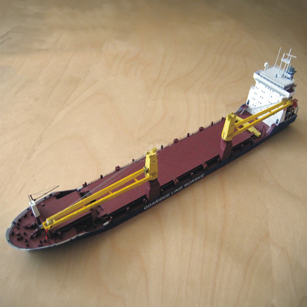 Gdansk البضائع السفينة DIY الحرفية ورقة أطقم منمذجة Gdansk حاوية نموذج باخرة الجمعية كيت #6
