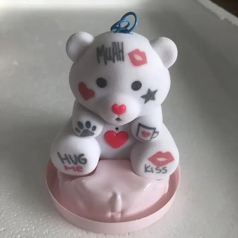 2024 Nieuwe Hot Selling Knuffel Fopspeen Teddybeer Zal Glow Leuke Pluche Blind Box Speelgoed Sleutelhanger Hanger Meisje Valentijnsdag