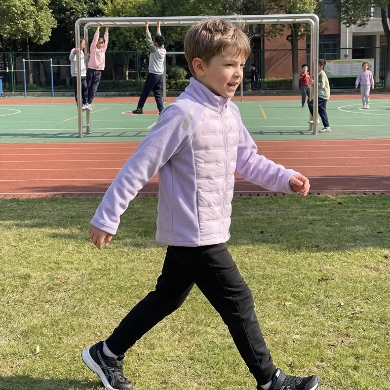 Jungen Mädchen Dicke Jacken Winter Kinder Gefütterte Fleece Warme Mäntel Kinder Kapuzen-Baumwoll-Oberbekleidung Kinderkleidung Kaschmirmantel – Detail 21