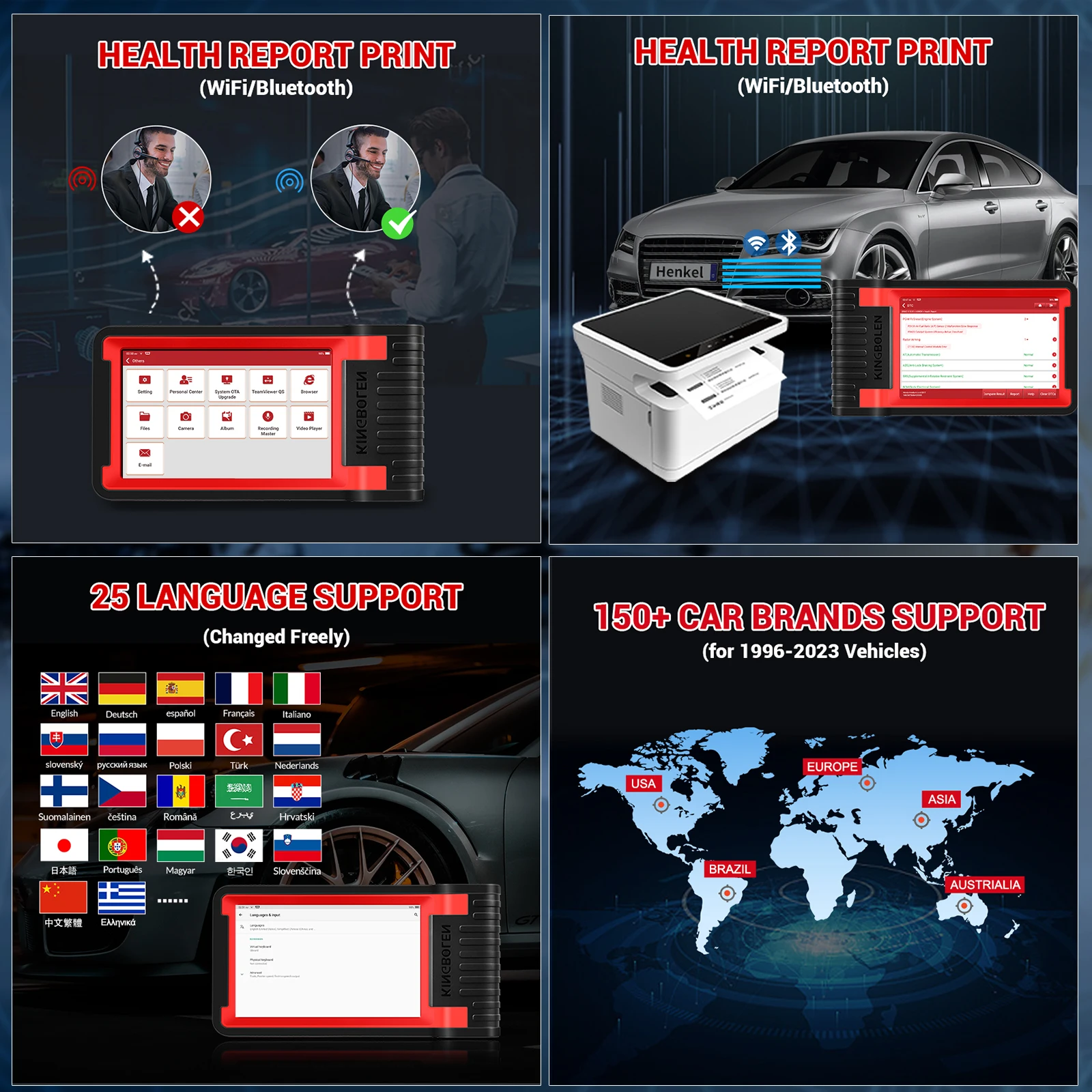 Picture 7: KINGBOLEN K8 IMMO Key Programming Tools Car Immobilizer programmer All System diagnostic Tools pk LAUNCH IMMO Elite X-PROG 3