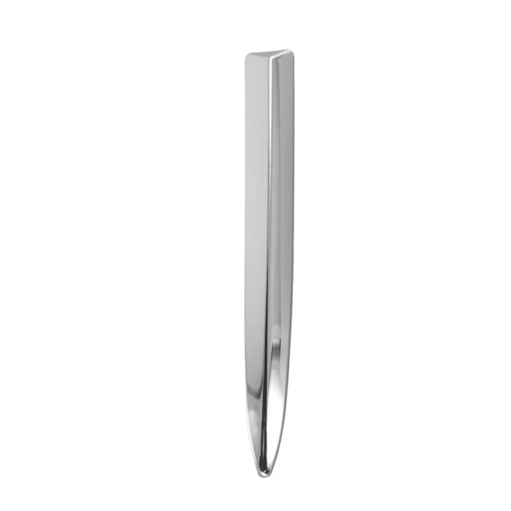 Bumper Cover Strip Chrome Trim Strip Silver Finish Look Direct Replacement Part Quick Installation Design ABS Plastic Material