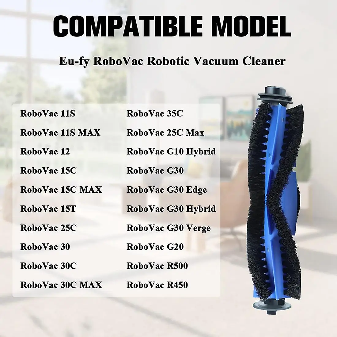 1Set Vervangende Rolborstel Voor Eu-Fy Robovac 11S, Voor Robovac