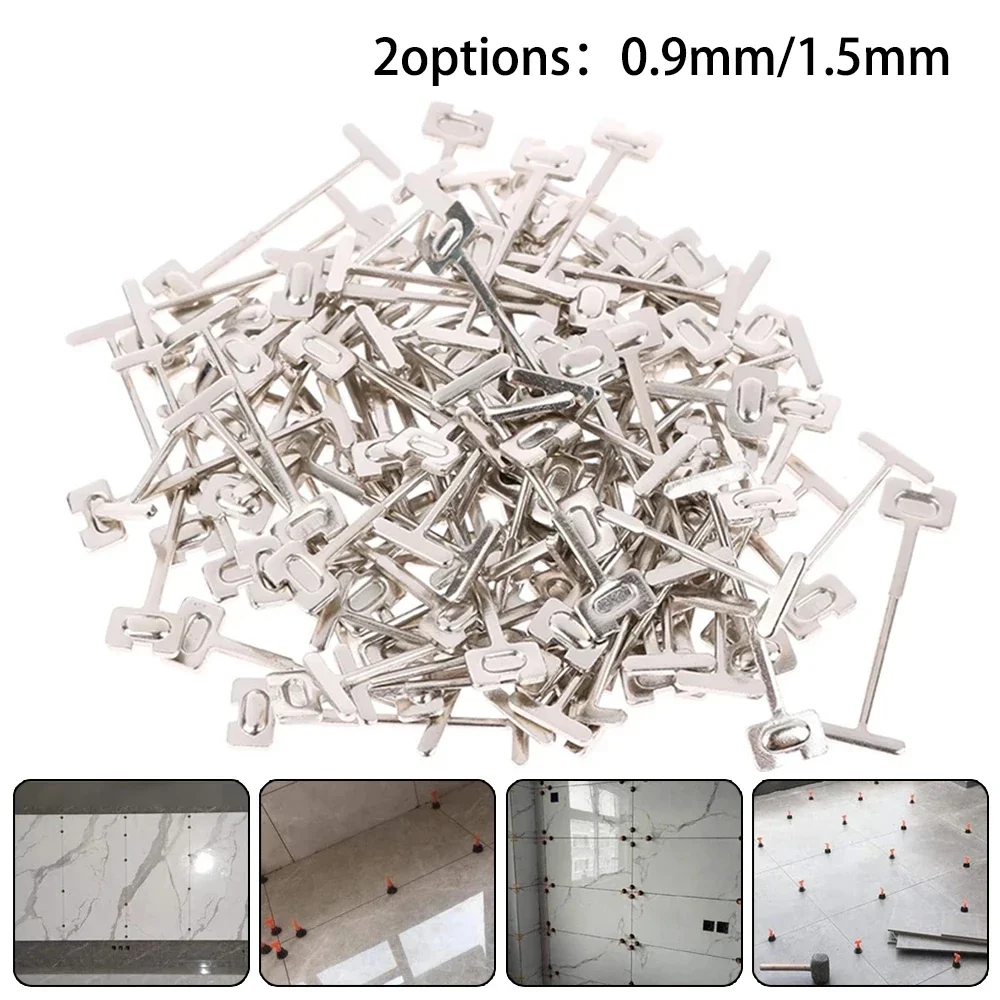 50-500pcs Floor Wall Replace Steel Needle Nails Tile Leveling System Ceramic Leveler Tiles Laying Construction Toolsruction Tool