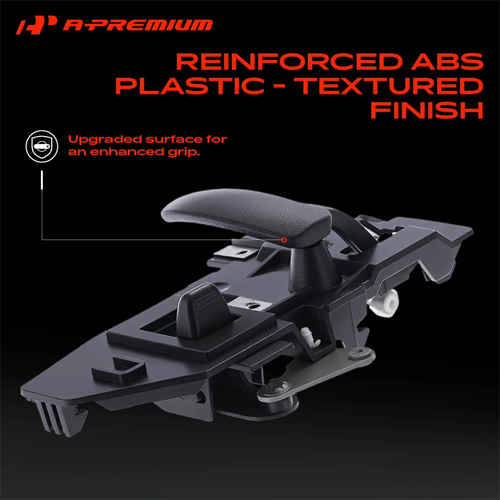 A-Premium Passenger Side Black Interior Door Handle for Chevrolet Express 1500 1996-2014 Express 2500 Express 3500 1996-2023