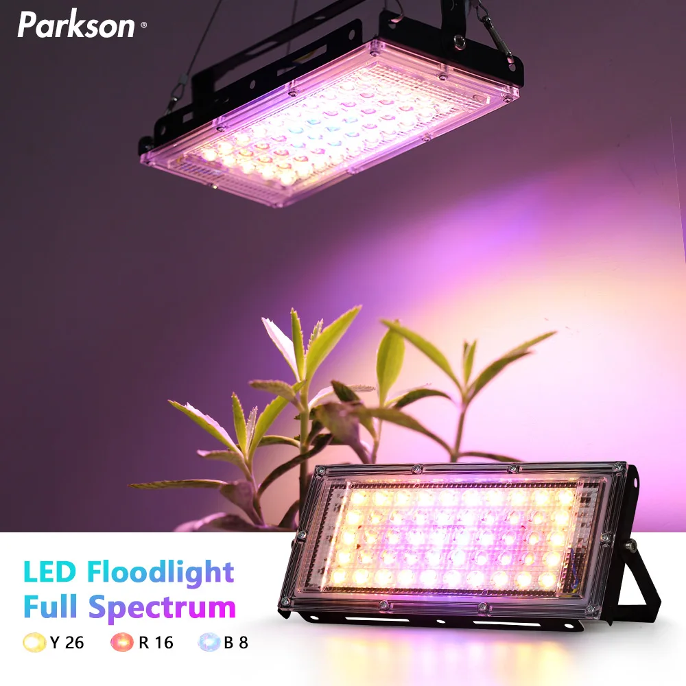 full spectrum led grow light lampada hidroponica para estufa sementes flor iluminacao de crescimento vegetal 50w 220v 01