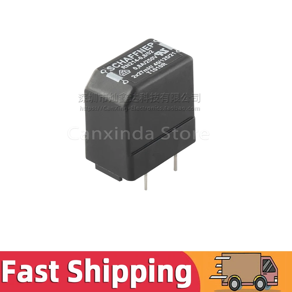 RN214-0.8-02-27M Common Mode Choke Coil Inductor 27mH 0.8A 250V Switching Power Supply Filter Current Compensated Coil