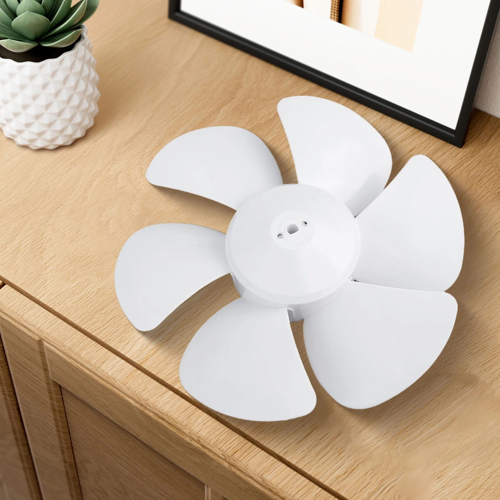 For Exhaust Systems Electric Fan Blades 6-Blade Fan Blades Home Exhaust Systems Long-lasting Construction Easy To Install