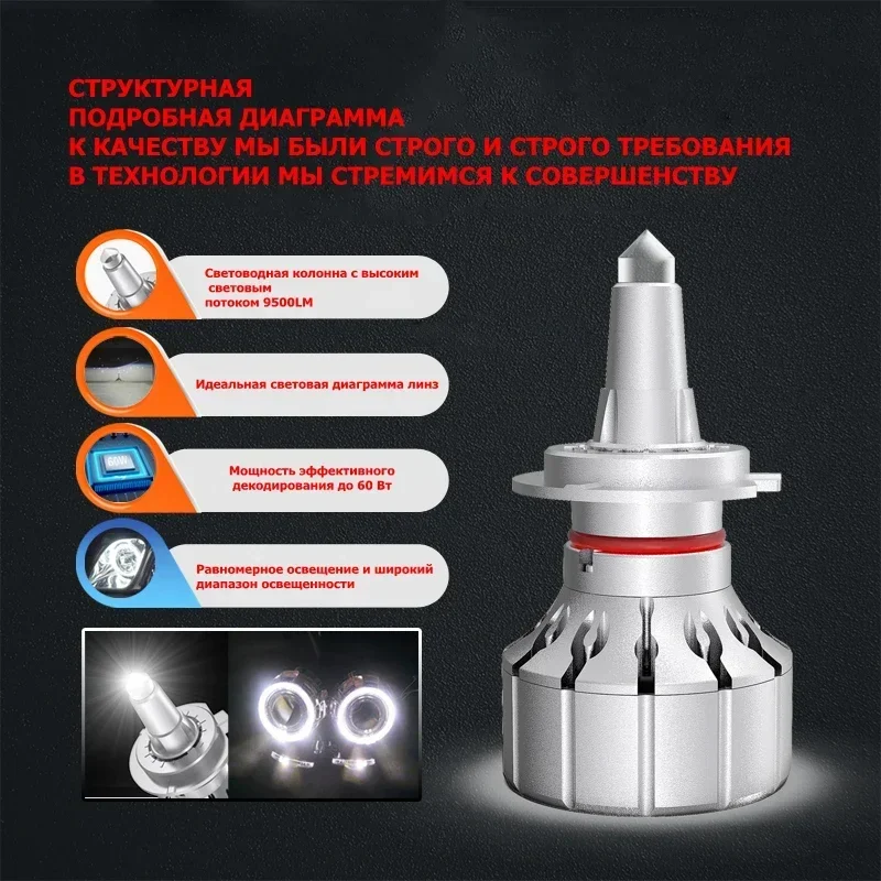 N2P H7 H11 LED Bulb Headlight Kit Fog Light H7 H8 H9 H11 Car LED Lamp LED Headlights Bulb